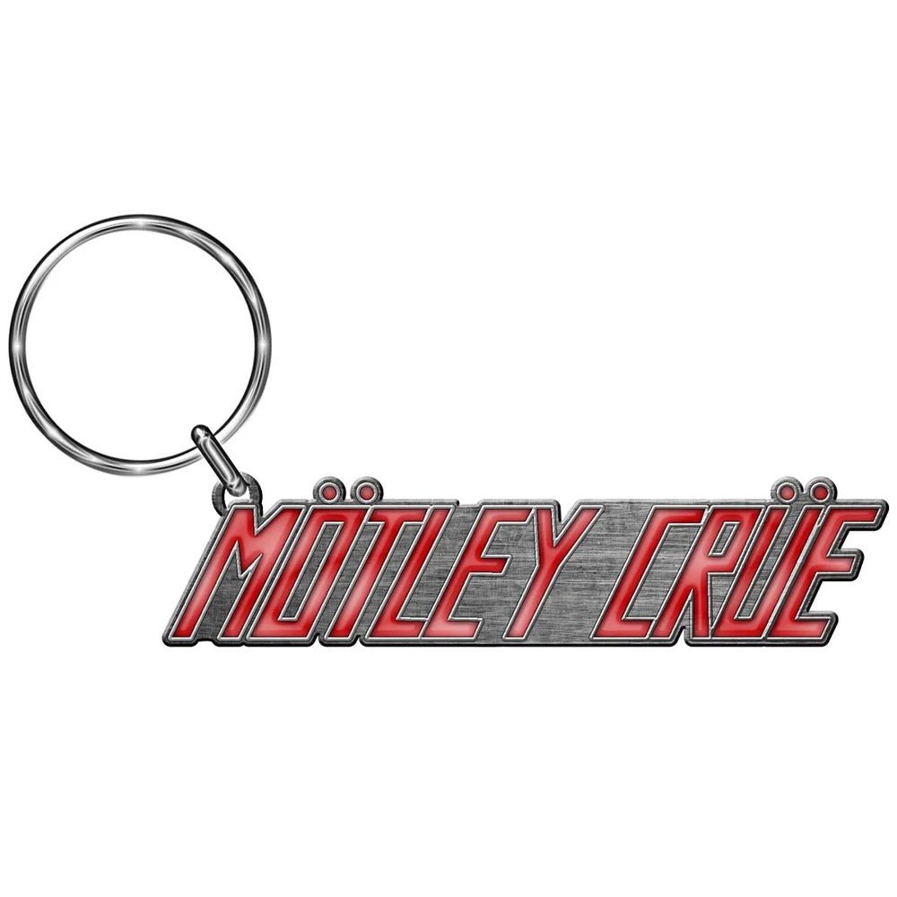 MOTLEY CRUE モトリークルー (来日 40周年 ) - LOGO / キーホルダー - PGS